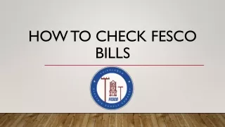 how to check fesco bills