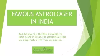 Famous astrologer in India