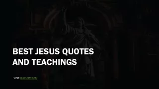 Famous Jesus Quotes
