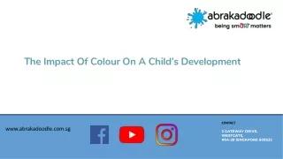 Impact of colour on child development
