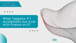 check if a car is on financet