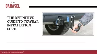 the definitive guide to towbar installation costs