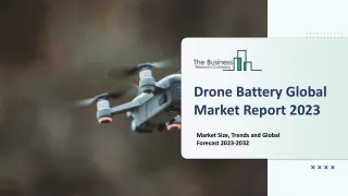 drone battery global market report 2023