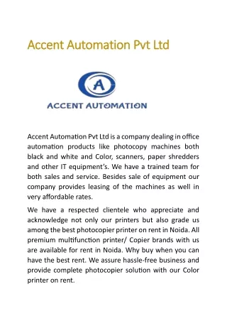 Accent Automation