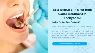 Best Dental Clinic For Root Canal Treatment in Toongabbie