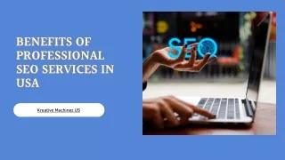 Benefits of Professional SEO Services in USA