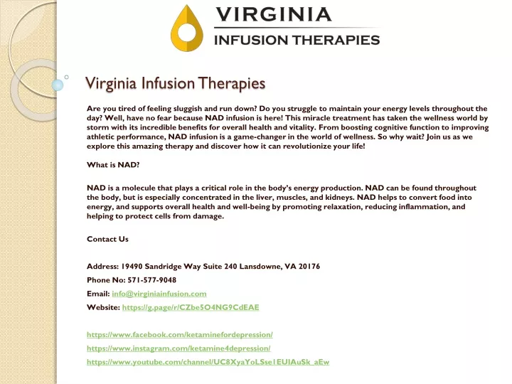 virginia infusion therapies