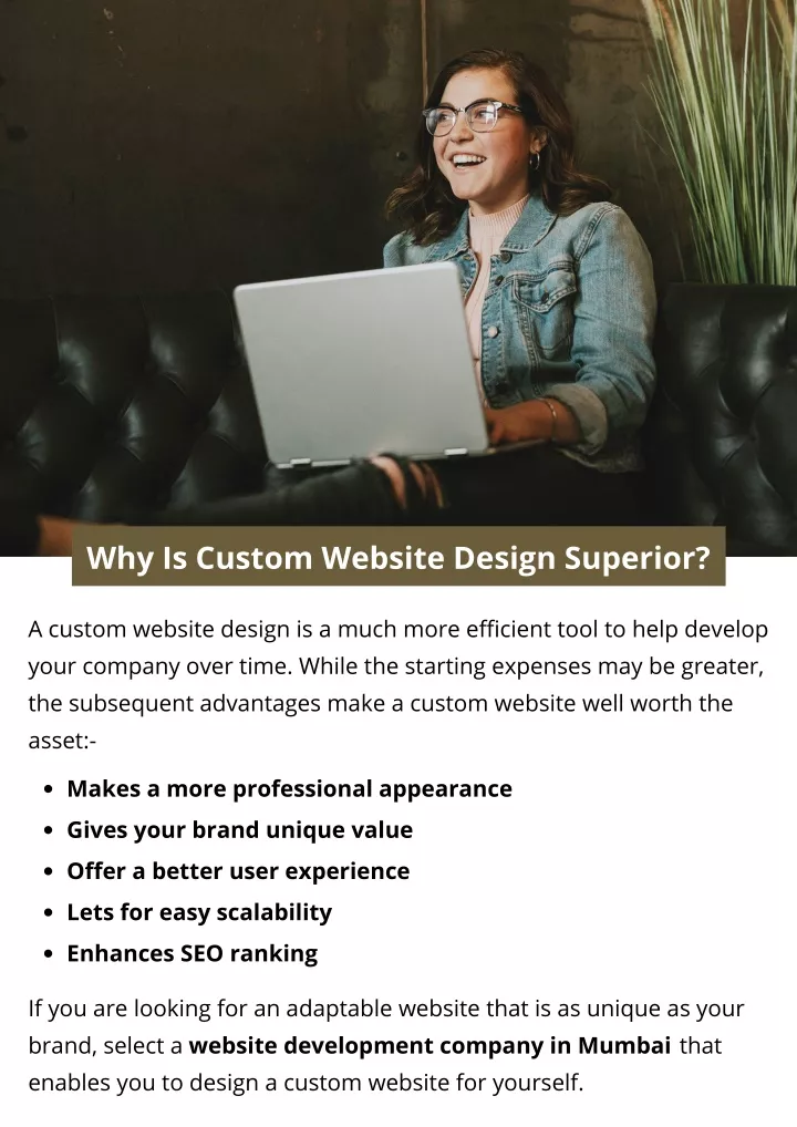 why is custom website design superior