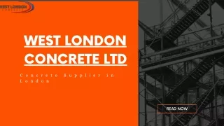 On Site Mixed Concrete West London | WEST LONDON CONCRETE LTD