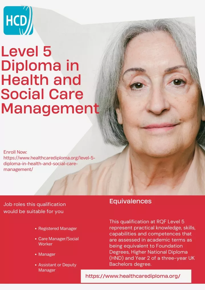 level 5 diploma in health and social care