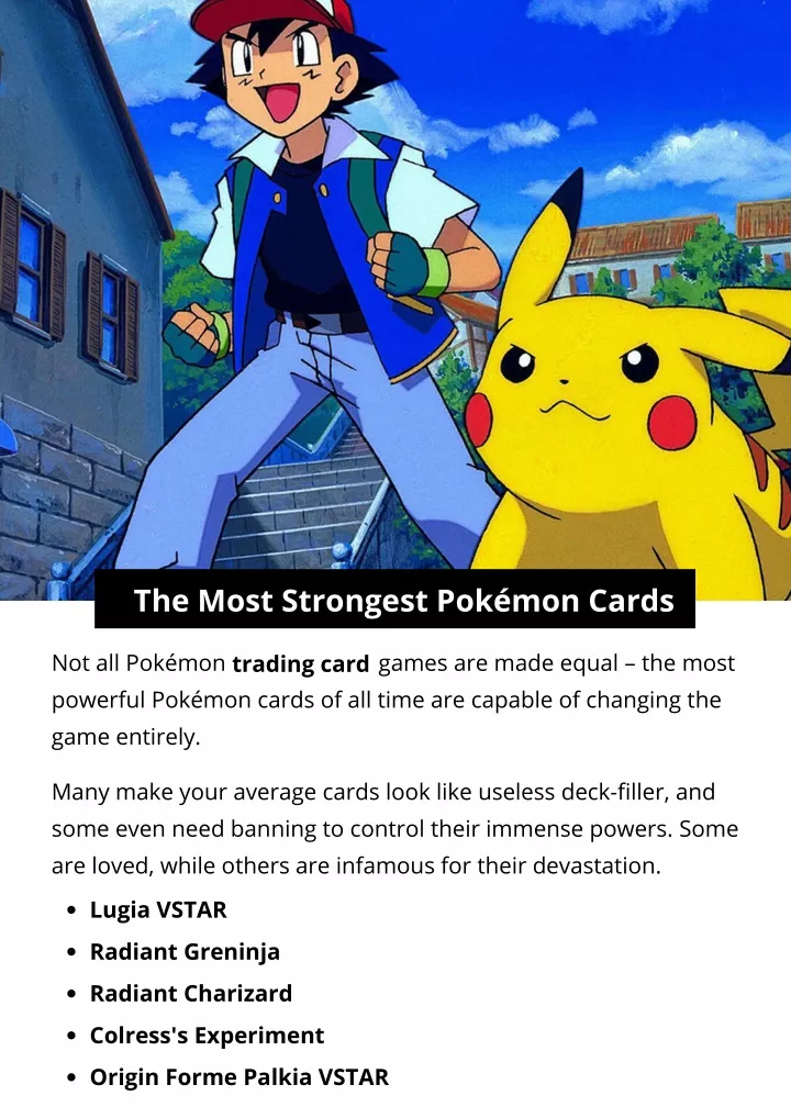 PPT - The Most Strongest Pokémon Cards PowerPoint Presentation, Free ...