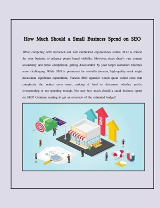 How Much a Small Business Funding for SEO?