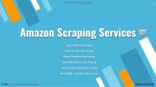 amazon scraping services