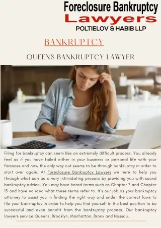 Bankruptcy lawyer Queens