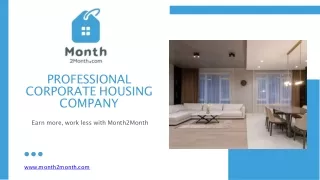 professional corporate housing company