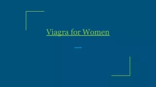 Viagra for Women