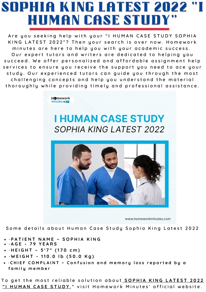 sophia king latest 2022 i human case study