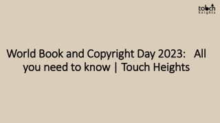 world book and copyright day 2023 all you need to know touch heights