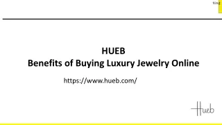 Benefits of Buying Luxury Jewelry Online