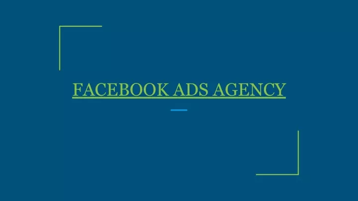 facebook ads agency