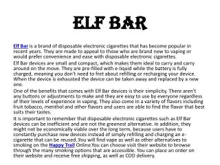 Elf bar