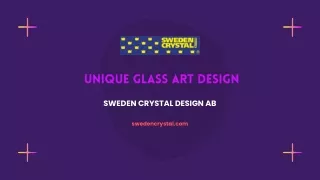 The best 3 benefits of unique glass art design mementos