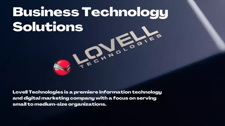 business technology solutions