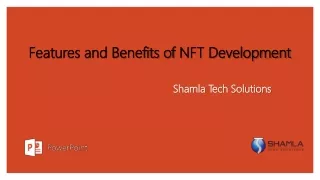 features and benefits of nft development