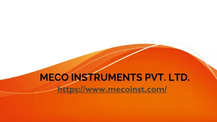 meco instruments pvt ltd https www mecoinst com