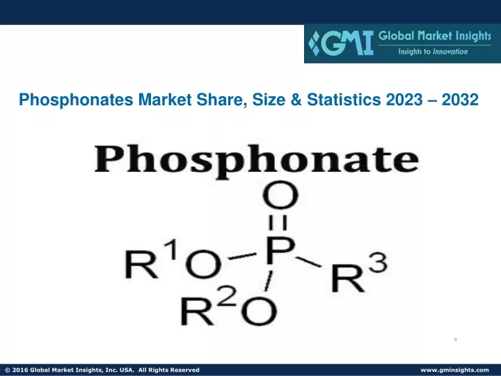 phosphonates market share size statistics 2023