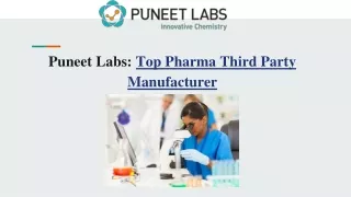 Puneet Labs: Top Pharma Third Party Manufacturer
