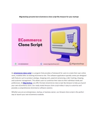 migrateshop presents best ecommerce clone script