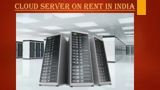 Cloud Server on Rent in India