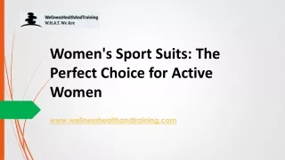Shop Women's Sport Suits The Perfect Choice for Active Women
