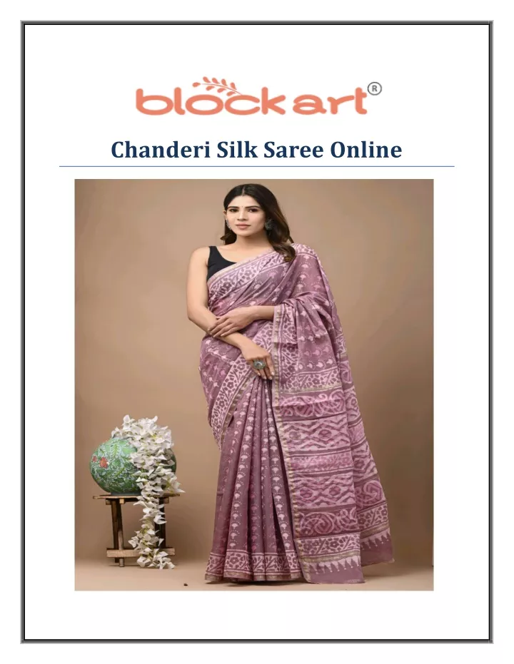 chanderi silk saree online