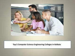 Top 5 Computer Science Engineering Colleges in Kolkata