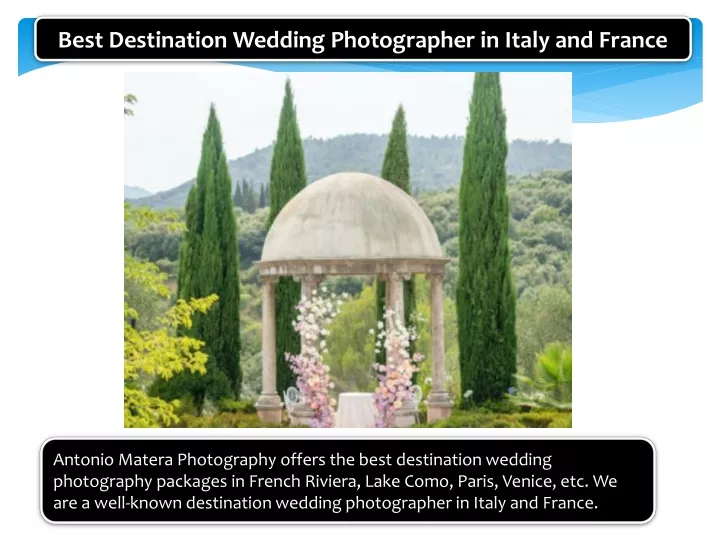 best destination wedding photographer in italy