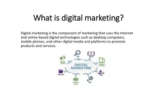 What is digital marketing