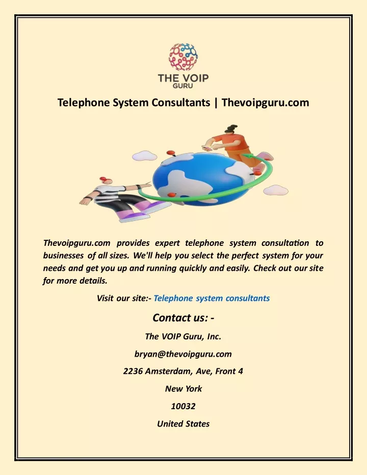 telephone system consultants thevoipguru com