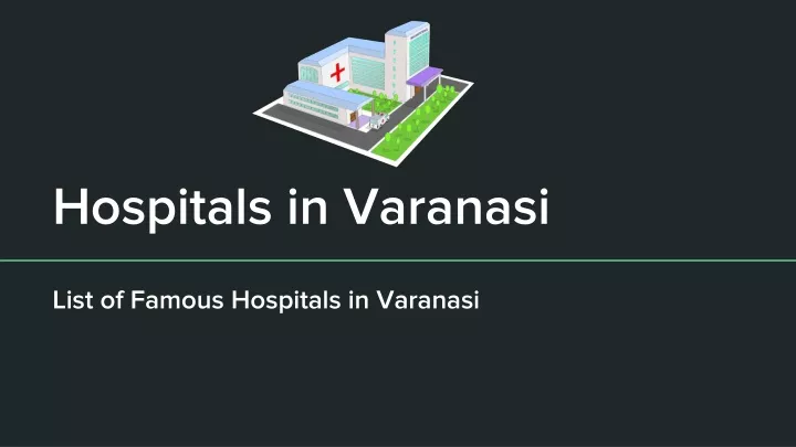 hospitals in varanasi