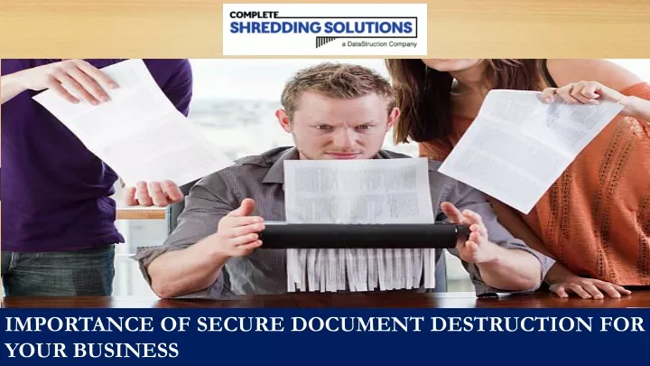 importance of secure document destruction