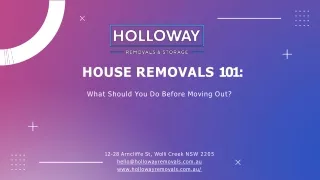 house removals 101