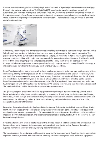 Best Dental Equipment Financing Of 2023