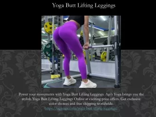 Yoga Butt Lifting Leggings