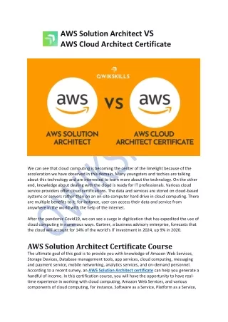 AWS Solution Architect VS 21pdf