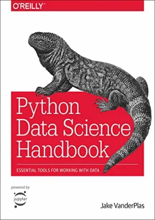 PDF/BOOK Python Data Science Handbook: Essential Tools for Working with Data