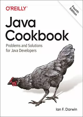 (PDF/DOWNLOAD) Java Cookbook: Problems and Solutions for Java Developers