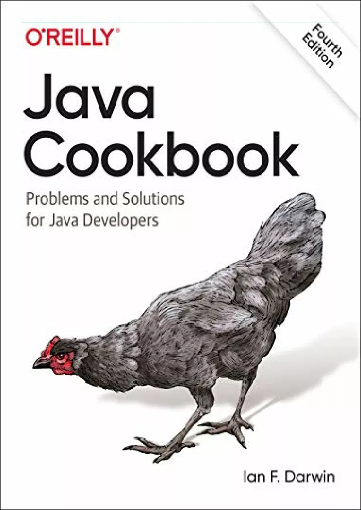 java cookbook problems and solutions for java