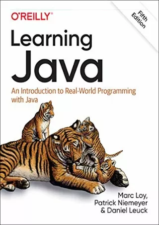 _PDF_ Learning Java: An Introduction to Real-World Programming with Java