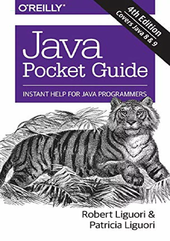 java pocket guide instant help for java